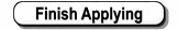 Finish Applying
